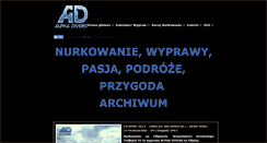 Desktop Screenshot of galeria.alpha-divers.pl