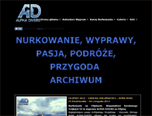 Tablet Screenshot of galeria.alpha-divers.pl